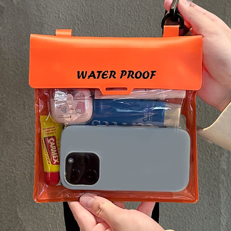 Mobile Phone Waterproof Bag Touchscreen Swimming Drifting Crossover Large Capacity Waterproof Bag Water Splashing Festival Must Belt Storage Waterproof Bag - Image 1